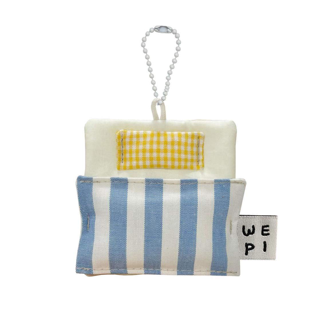 bedding keyring(Blue x Yellow)