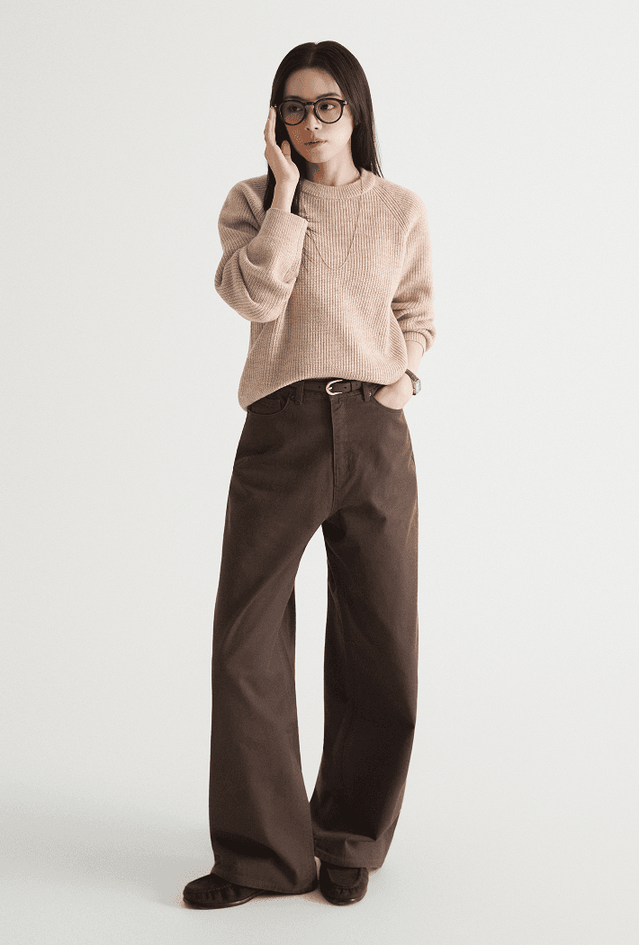 와이드 코튼 팬츠_SPTCG23G01