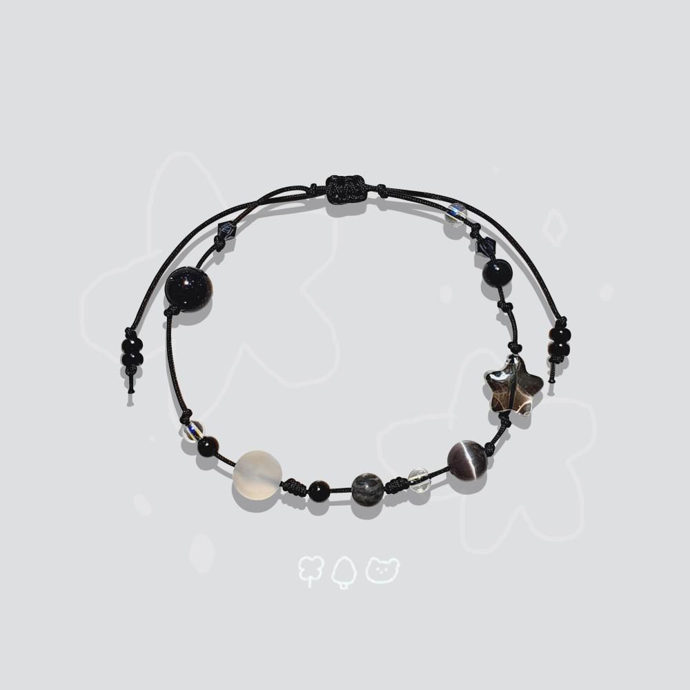 [행운숲] 밤하늘 _ 매듭 팔찌