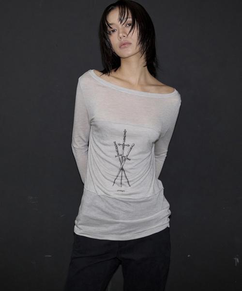 Sword Sheer Long Sleeve (grey)