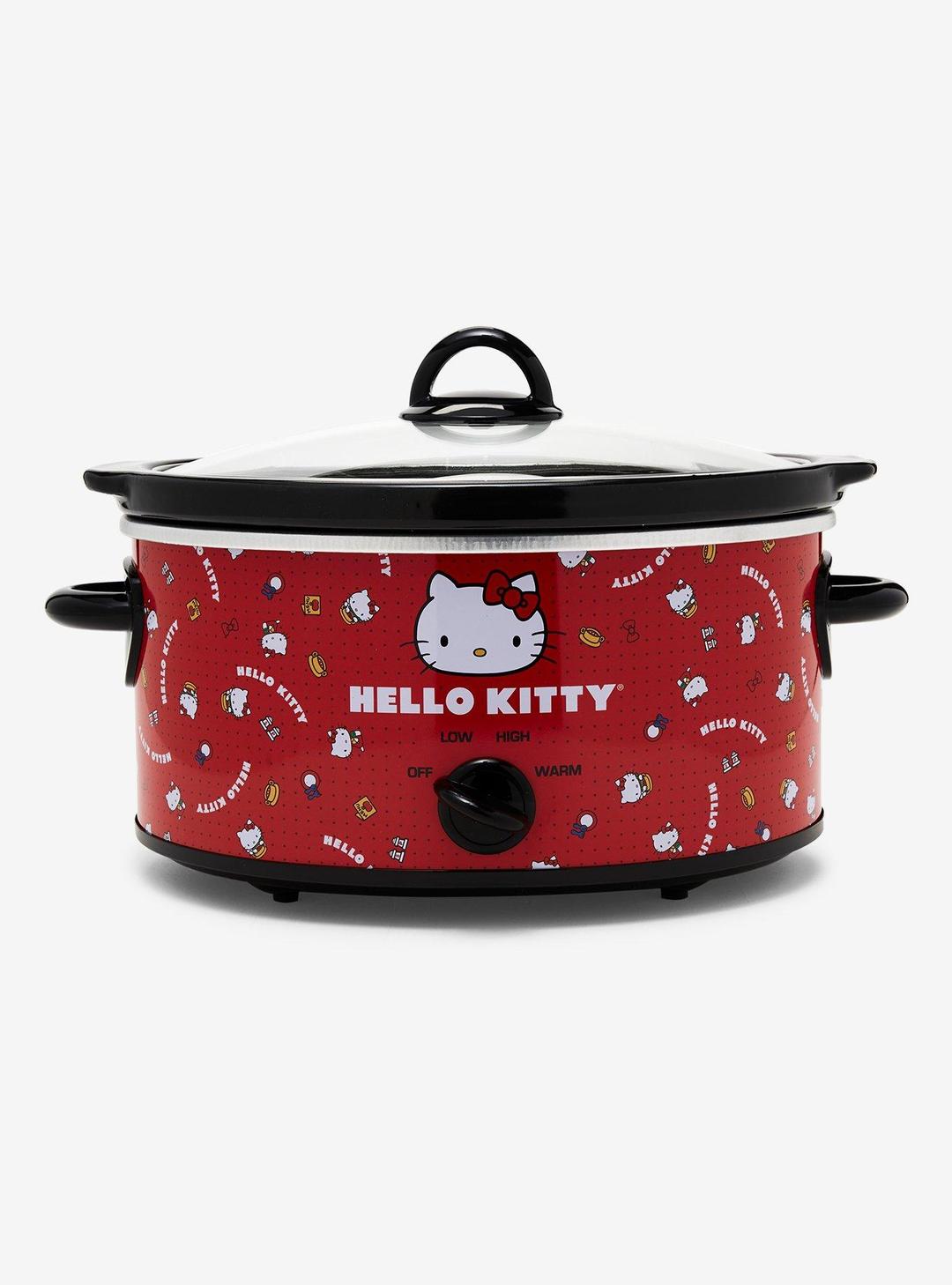 Sanrio Hello Kitty Icons Allover Print 5-Quart Slow Cooker