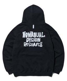 DOODLE LOGO HOODIE - BLACK