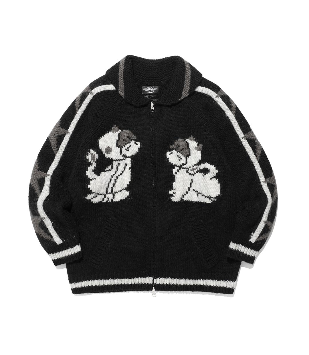 devil cowichan sweater[black]