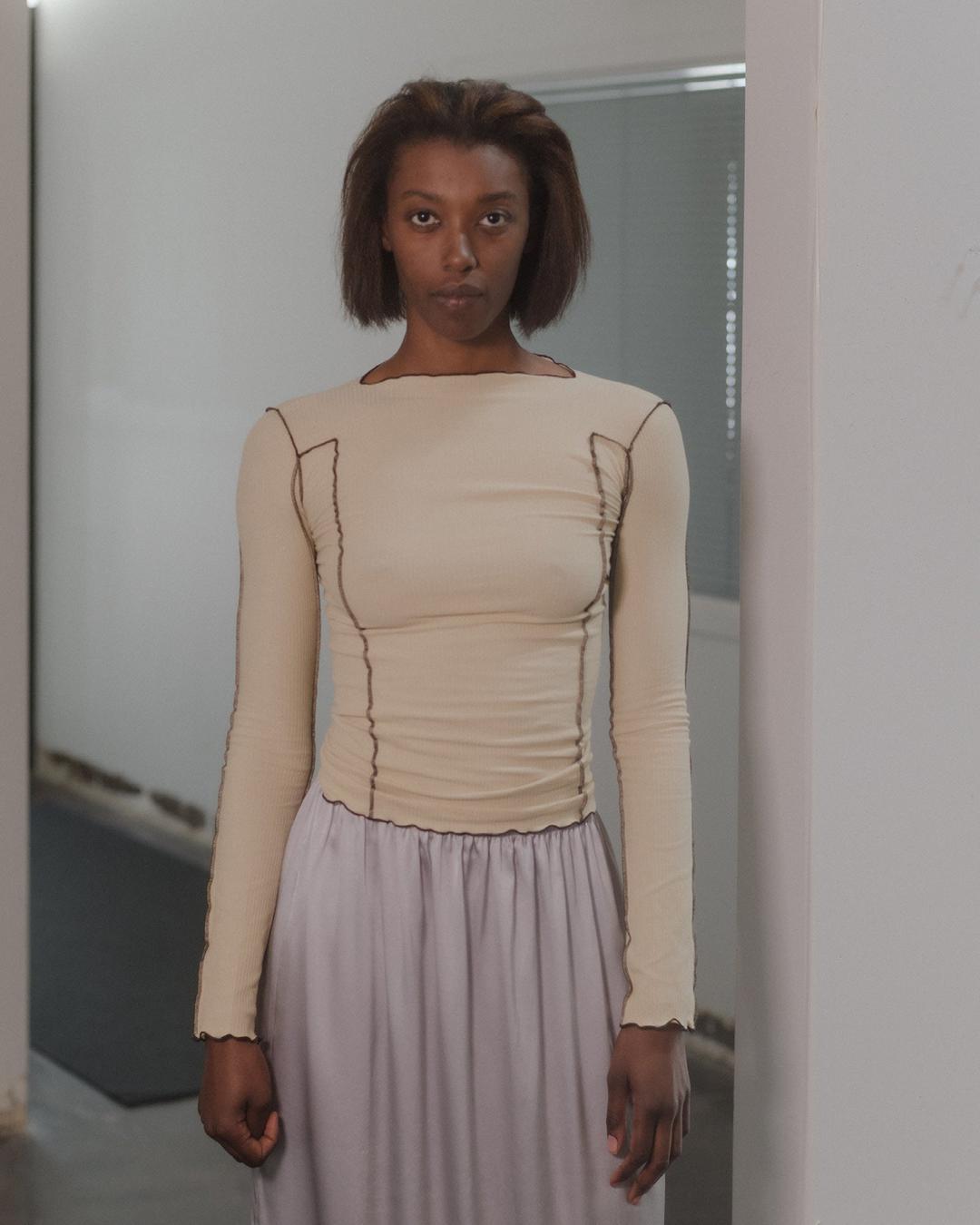 Omato Long Sleeve Tee - HEN YELLOW / S