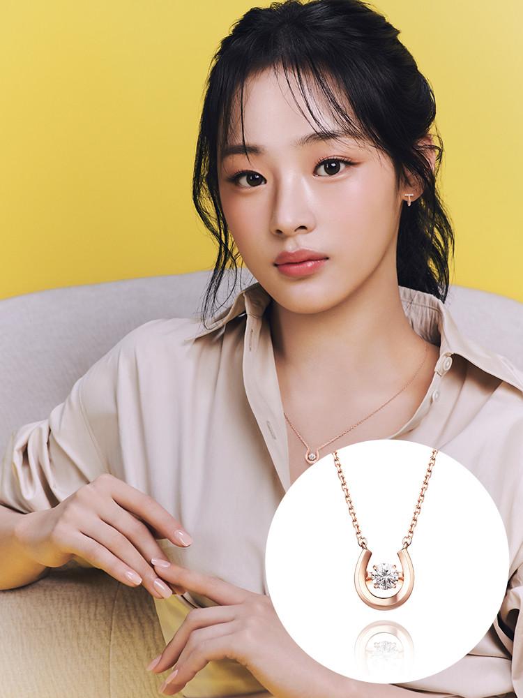 [도착보장] [네이버쇼핑 단독] [민지's Pick!]  스톤헨지 럭키유 댄싱스톤 스텔라 실버 목걸이 SA24A15N