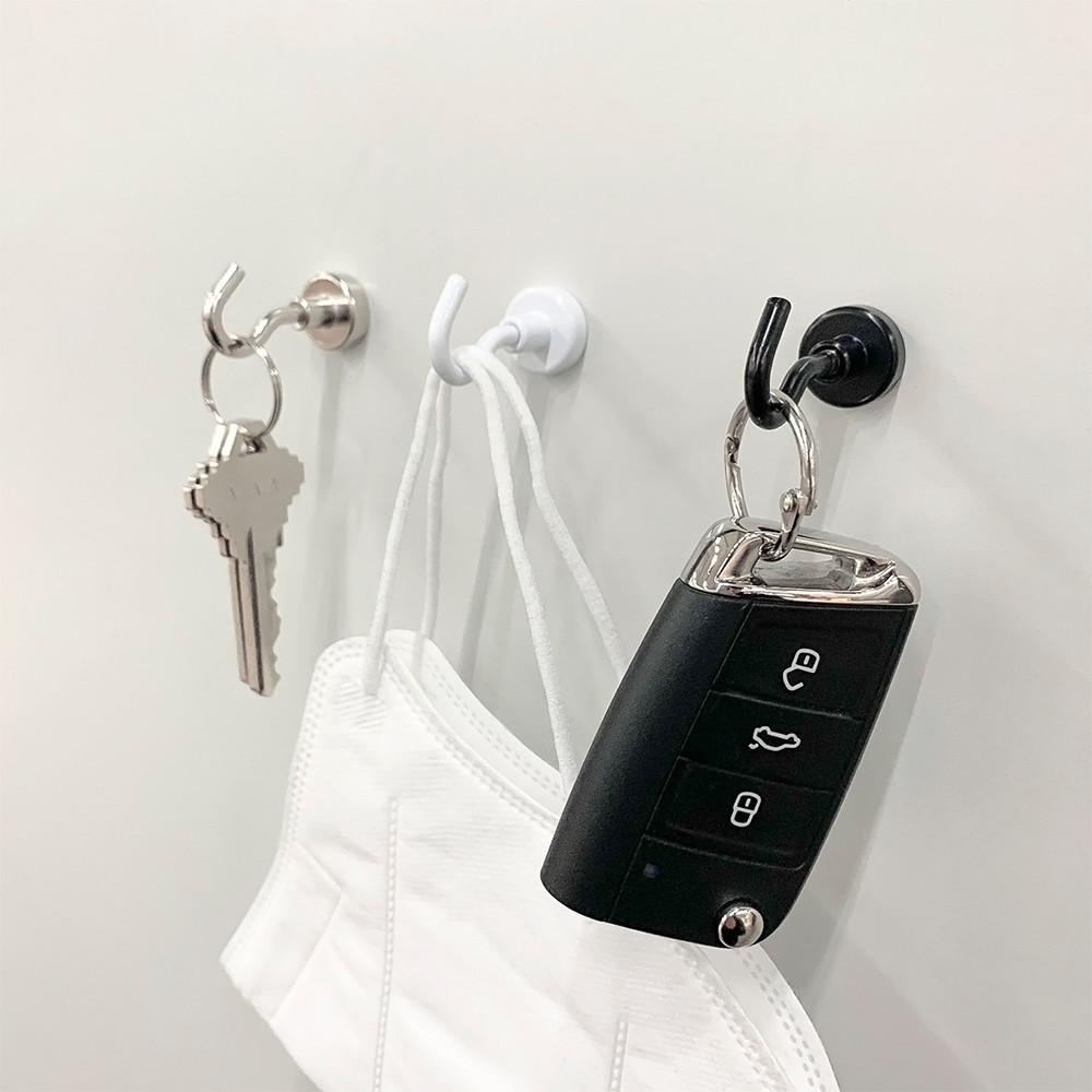 초강력 자석고리 자석 현관마스크걸이 네오디움 공업용 냉장고 마그네틱 차키걸이 도어훅 후크