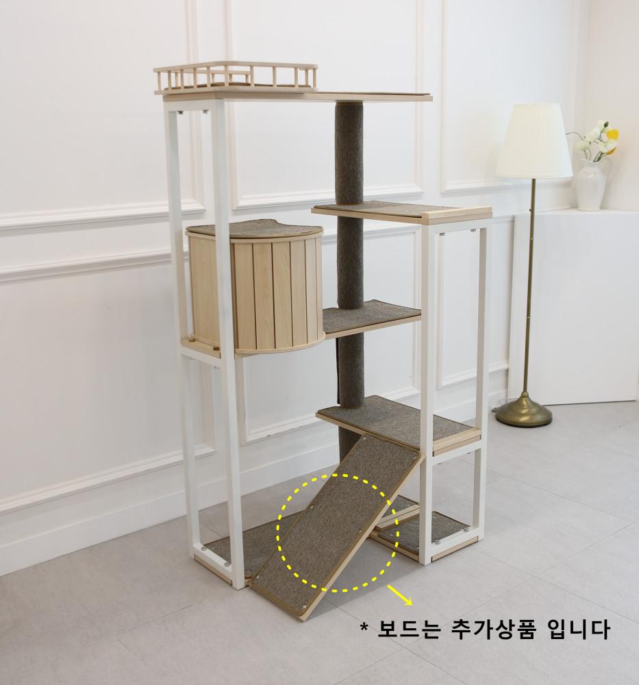 BPF cat 풀옵션 캣타워 화이트 철제 캣폴