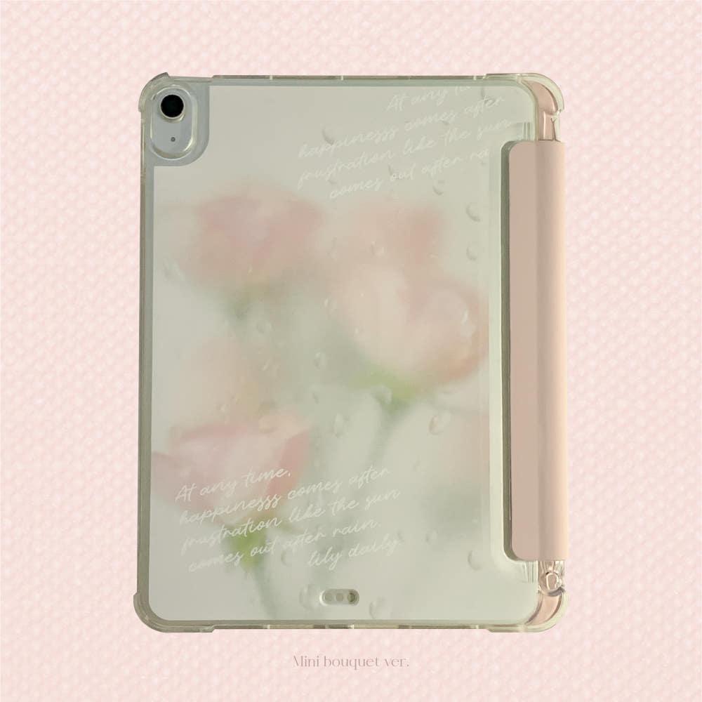 Vintage rose | 스마트 커버 아이패드&갤럭시탭 케이스 - Mini bouquet (5 colors)