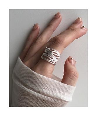 [silver925] tree vine ring