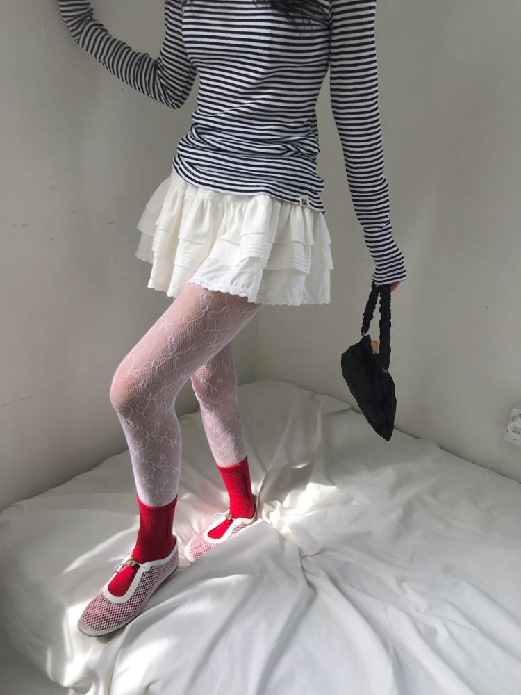 위아 에밀리아 스커트 (2color) weare 밴딩치마 치마바지 플레어스커트 미니