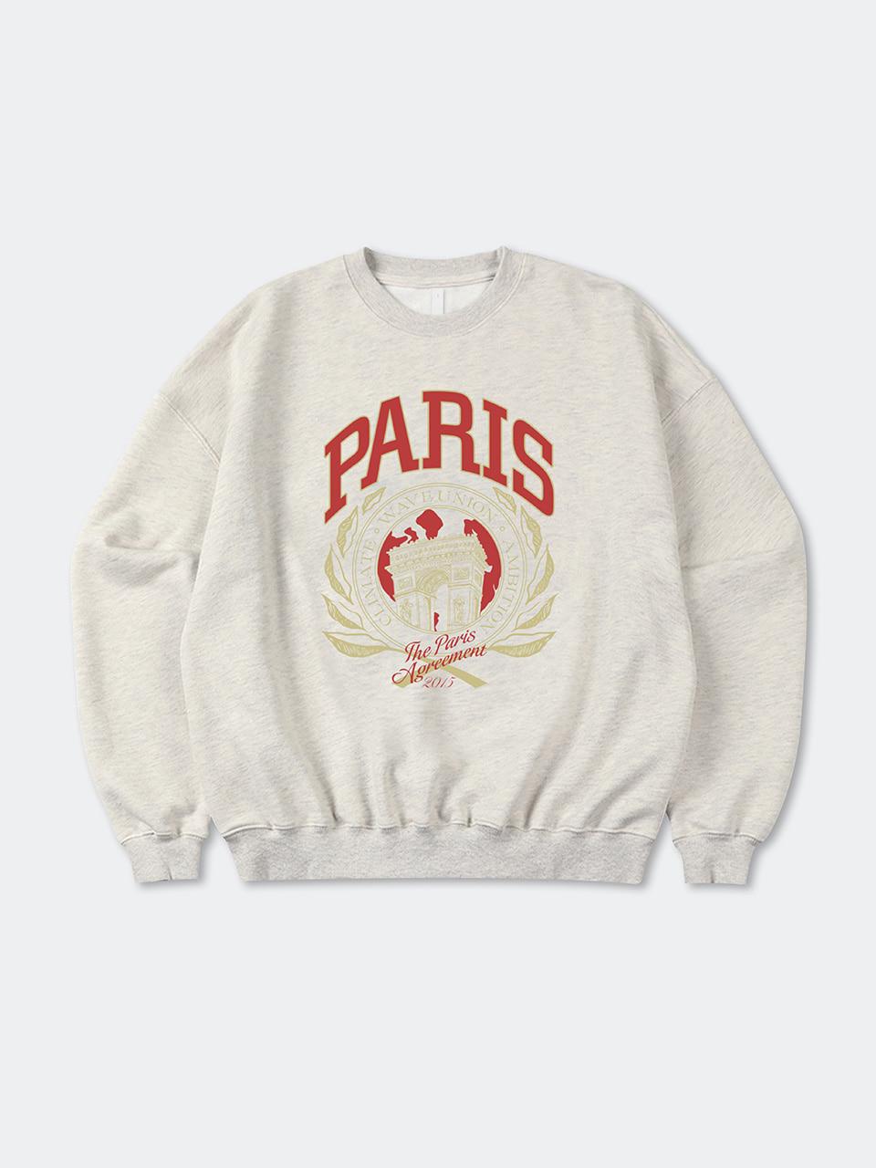Paris Sweatshirt heather oatmeal