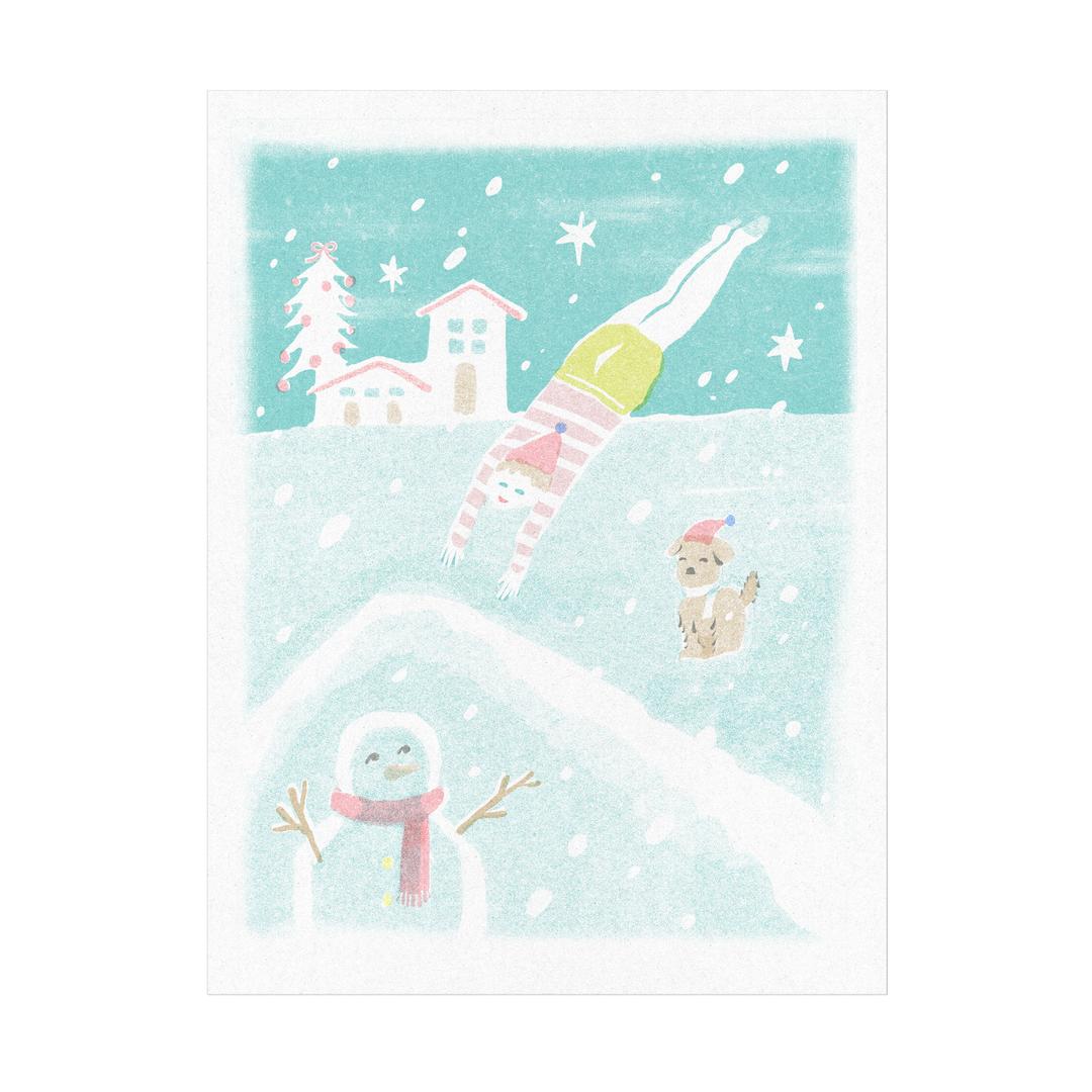 [Card&Poster] Snow Dive