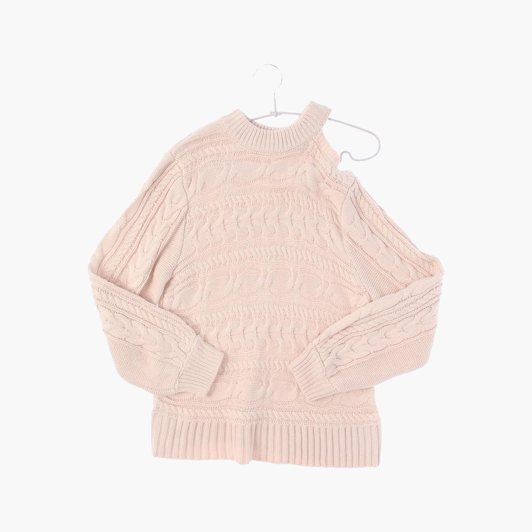 나이스 클랍 아크릴 라운드 케이블 니트/스웨터 여자 S