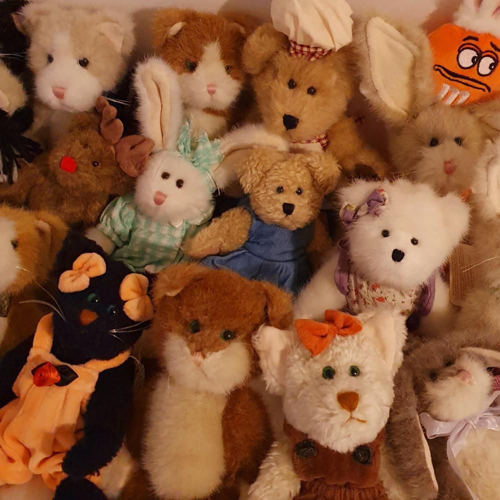 보이즈베어 곰돌이 여우 순록 고양이 소 토끼 빈티지 곰 인형 크리스마스 생일 선물 소품