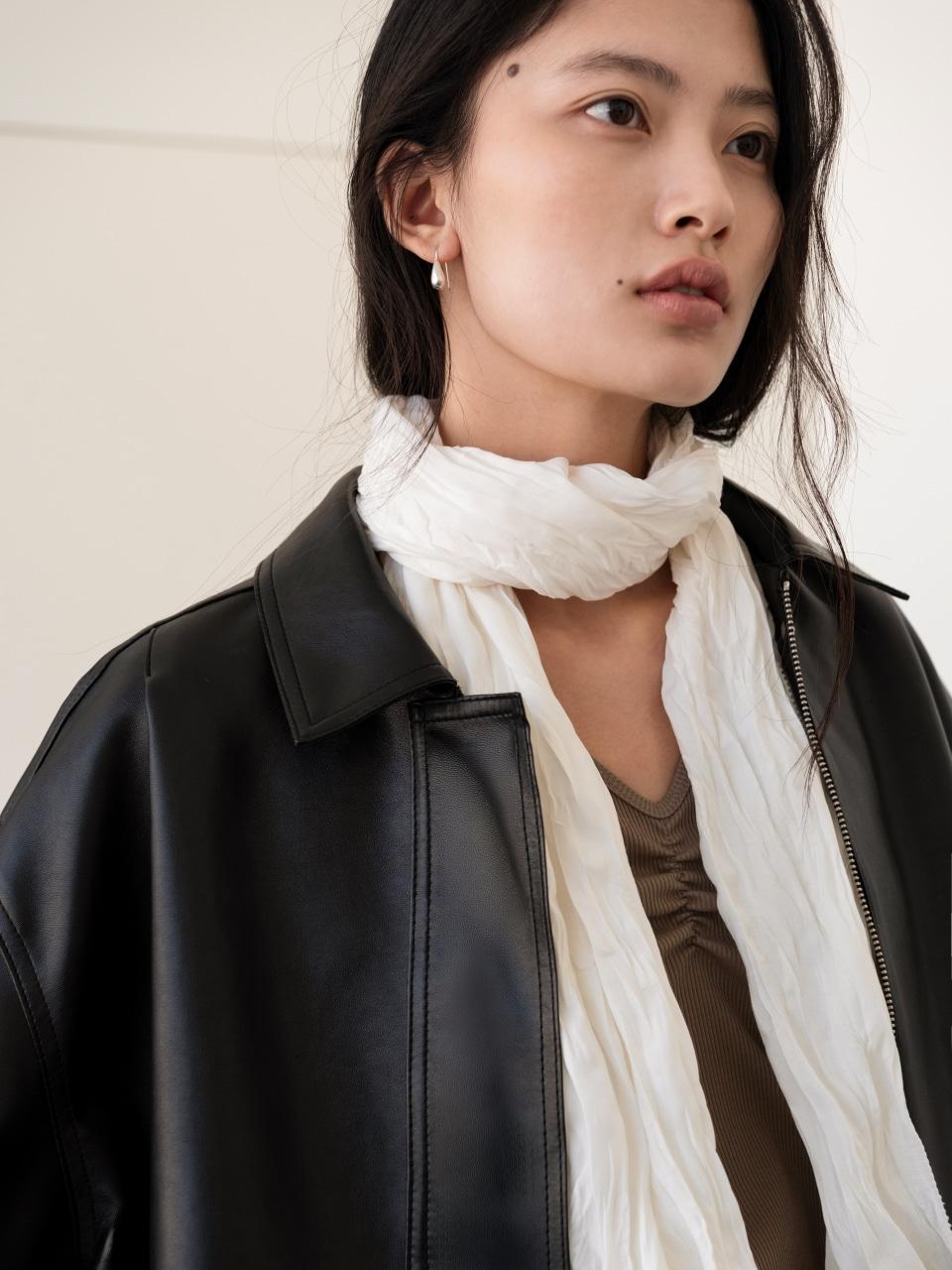 엘리즈 링클 스카프[cream]