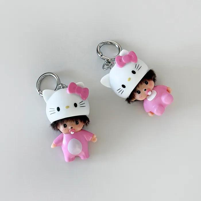[studihome] kitten helmet baby keyring 고양이 헬멧 쓴 못난이 아기 키링
