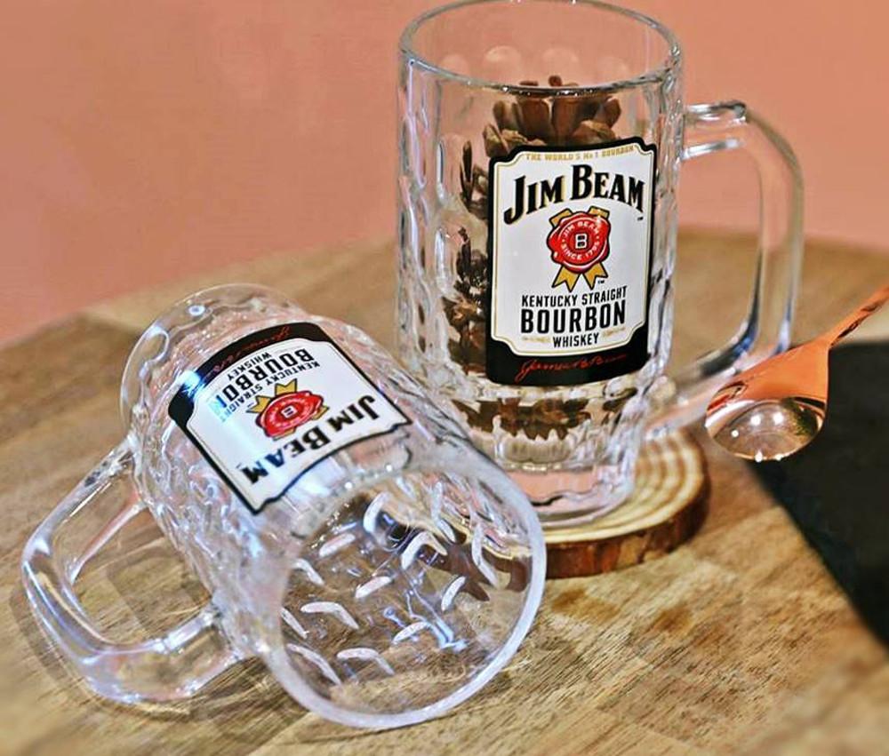 [QR없음] 짐빔 하이볼잔 산토리 전용잔 위스키 글라스 맥주잔 380ml