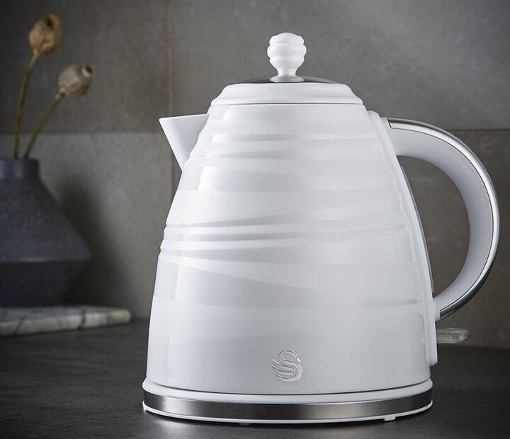 스완 전기포트 심포니 1.7L 전기 주전자 SKTY-170WT 화이트