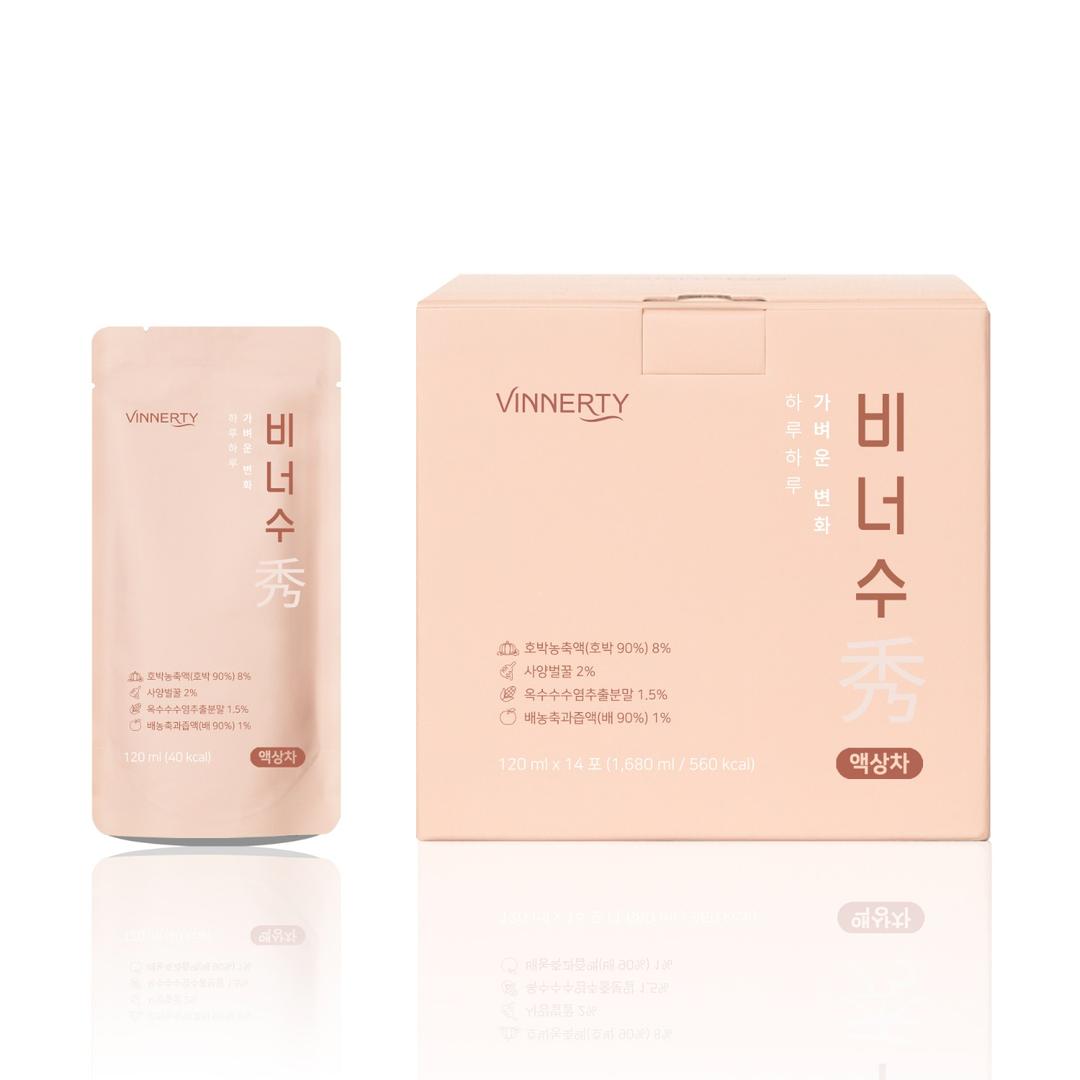 비너티 비너수 물 붓기 필요없는 호박차 임산부 차 120ml