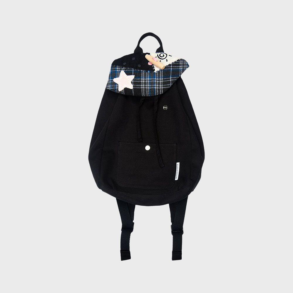 PATCHWORK STRING MINI BACKPACK