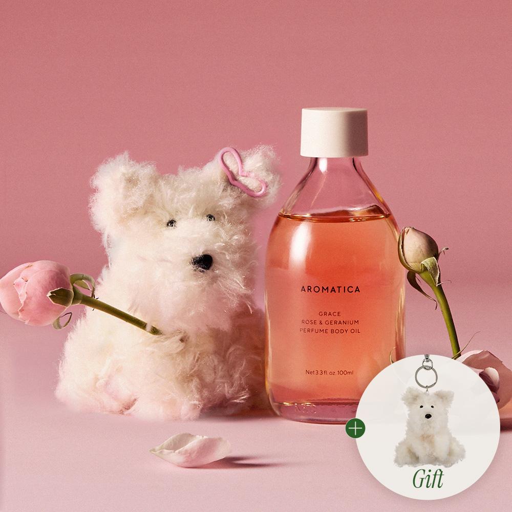 [허그퍼피키링 증정] NEW 로즈 퍼퓸 바디오일 100ML