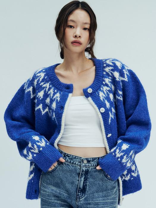 [단독]KN4275 플라워 헤어리 울 카디건_4 color