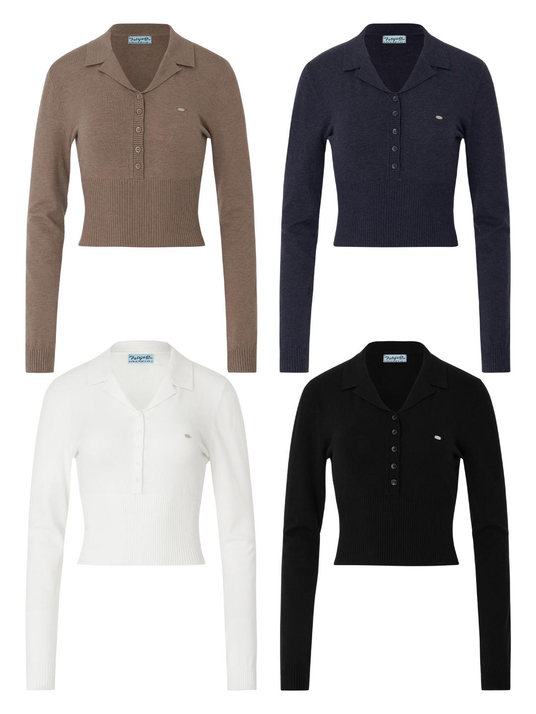 Collar Knit T