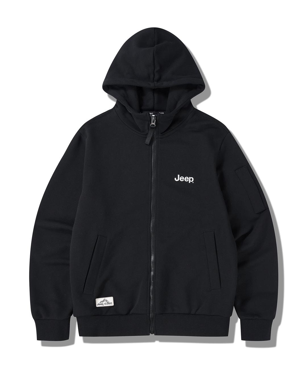 남녀공용 클래식핏 소매포켓 후드집업 JP3TZU001