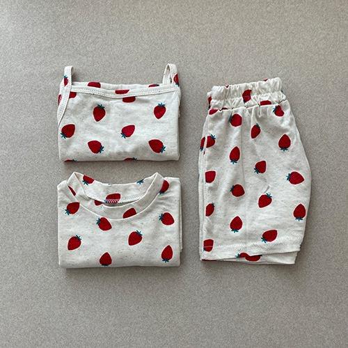 미니미 스트로베리 4type (나시,반팔티,팬츠,가디건)