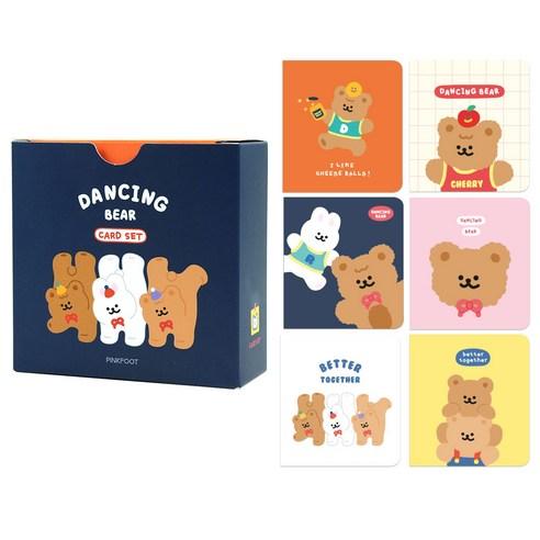 핑크풋 10000 댄싱베어 카드 세트, Navy, 1세트 - 일반카드 | 쿠팡