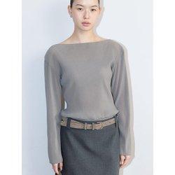 Teana Pleated Top  Khaki (TA6241A02H)