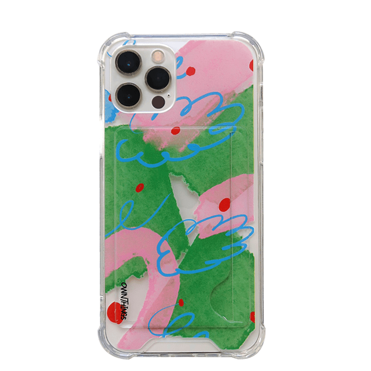 flora card case (jelly hard)