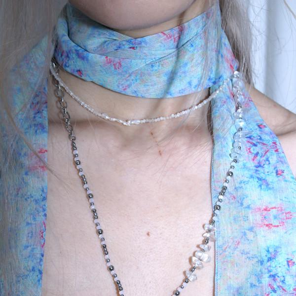 [Garden Drawings] 파란 결핍 longscarf