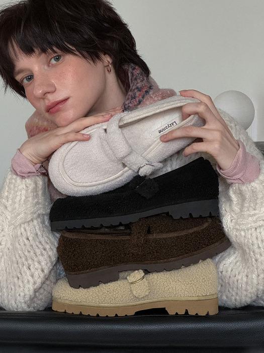 [단독]Dayron 부클 T 스트랩 라운드 로퍼(2cm)_APF1113 | 4colors