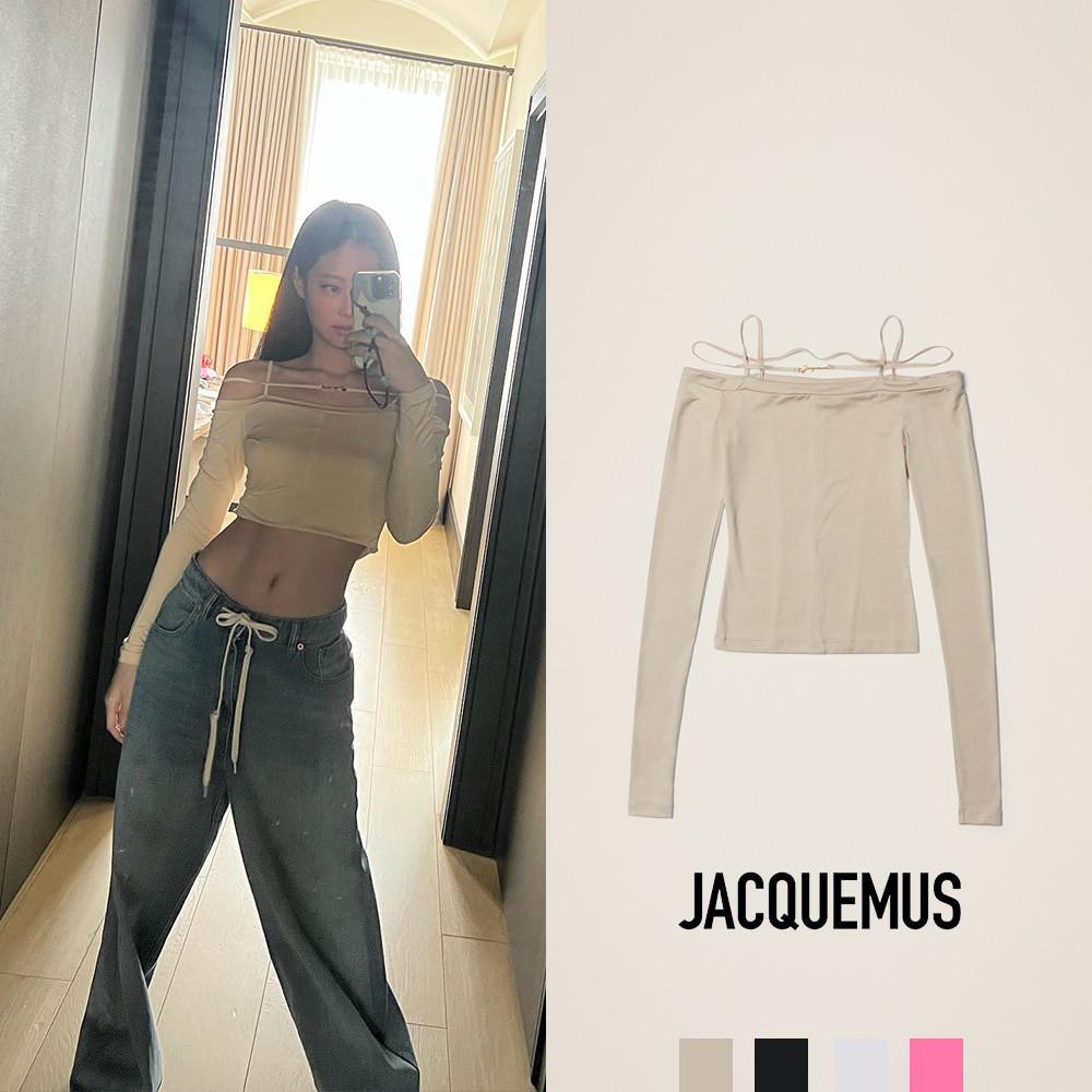 [JACQUEMUS] 자크뮈스 긴팔 란제리 티셔츠 4종 (제니, 태연 착용)