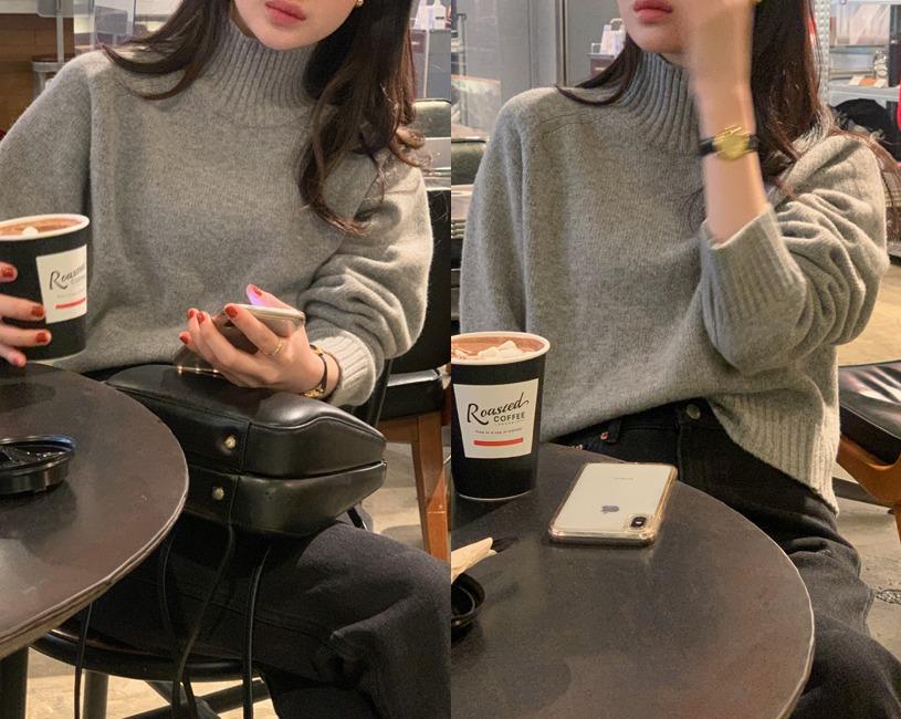 [슈퍼파인메리노울 100%] Wive knit (4color) ★12/28 수요일 오후 6시까지 5% 할인적용:)