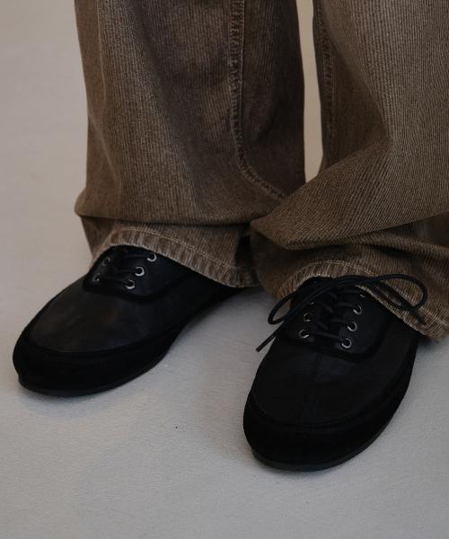 [DIVEIN X DEVIATION] LOOSED DECK SNEAKERS (BLACK)