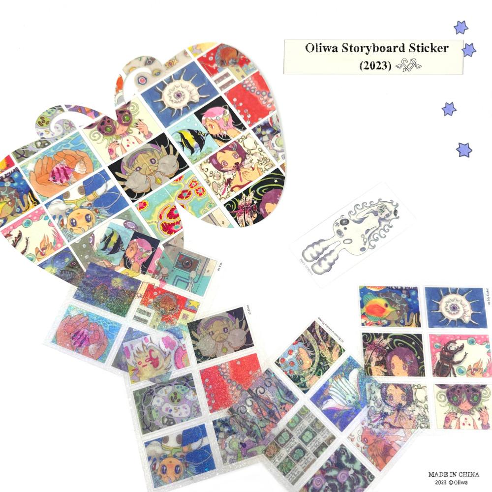 [ Oliwa ] Butterfly Storyboard 2023 스티커 ( 4장 세트 )
