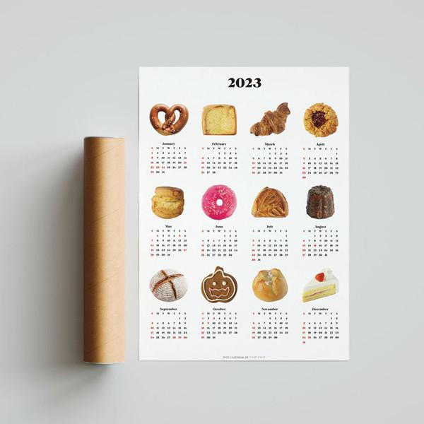 2023 Bread Calendar Poster