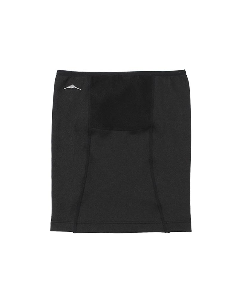 BRUSHED LOGO NECK GAITER (BLACK)