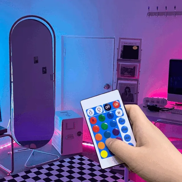 🚀KC인증/당일출고🚀붙이는 LED 줄조명 네온사인 간접등 침대 컴퓨터방 홈바 카페 인테리어