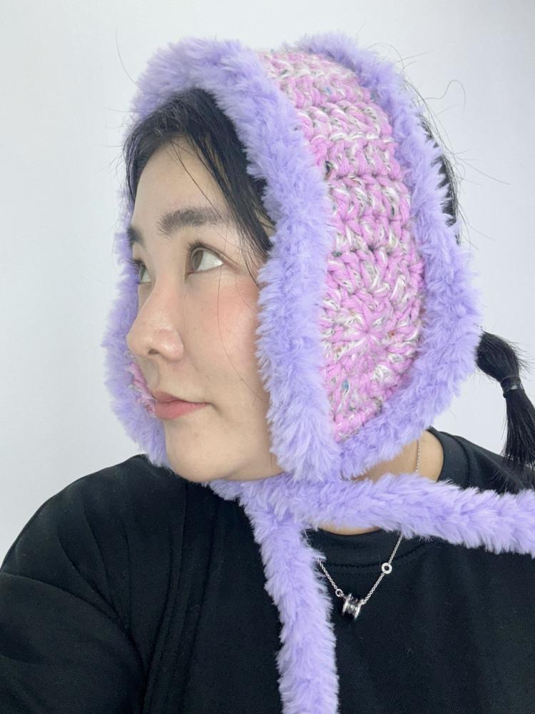 보송보송 털 귀도리 💜