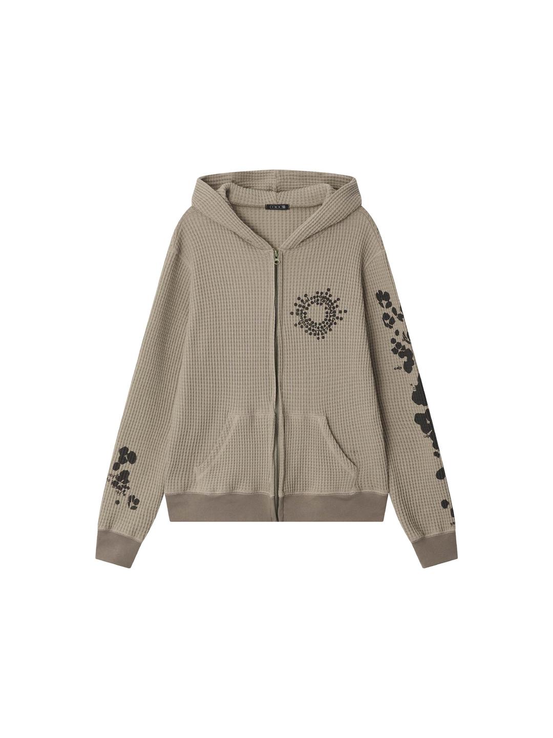 Pre-Release༺ ❀ HERBA HOOD ZIP-UP MOCHA *예약배송