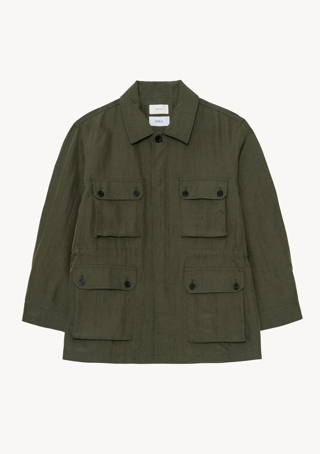 Luster Safari Jacket in Olive