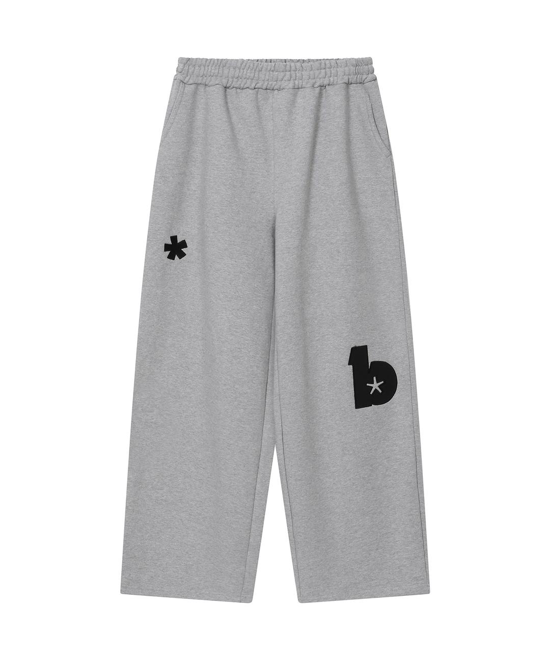 B 엔젤 스웻 팬츠 [그레이]