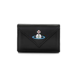 22FW VIVIENNE WESTWOOD 비비안웨스트우드 엔마 언벨롭 반지갑 블랙 51150009 L001L