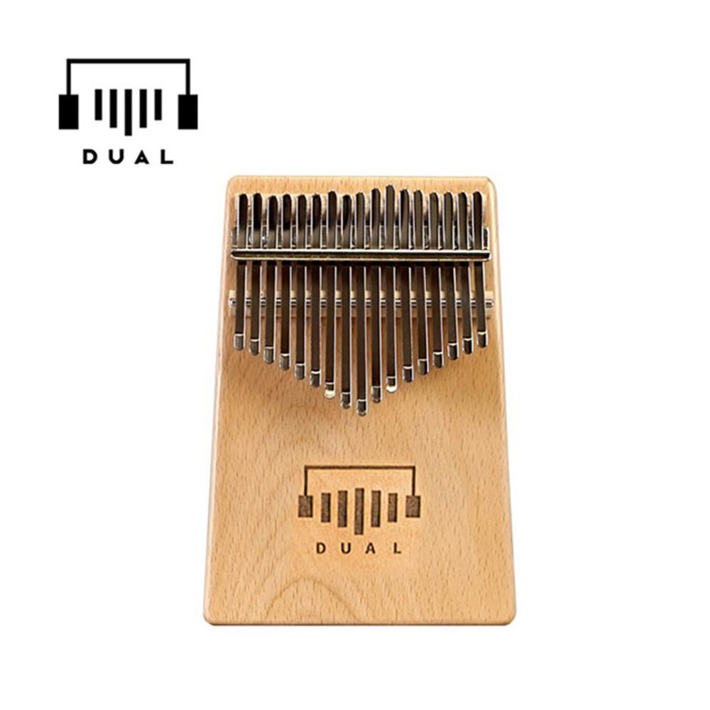 디지털 미니 칼림바 듀엘 17음계 엄지피아노 비취목