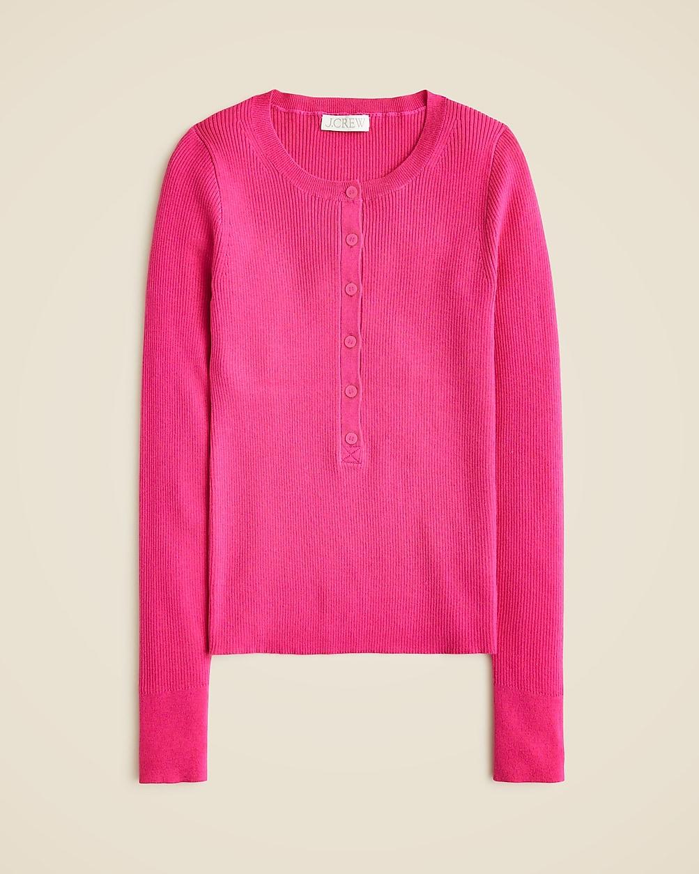 Henley sweater in TENCEL™ blend