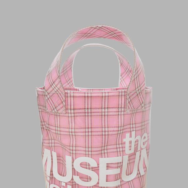 PVC CHECK BAG (PINK)