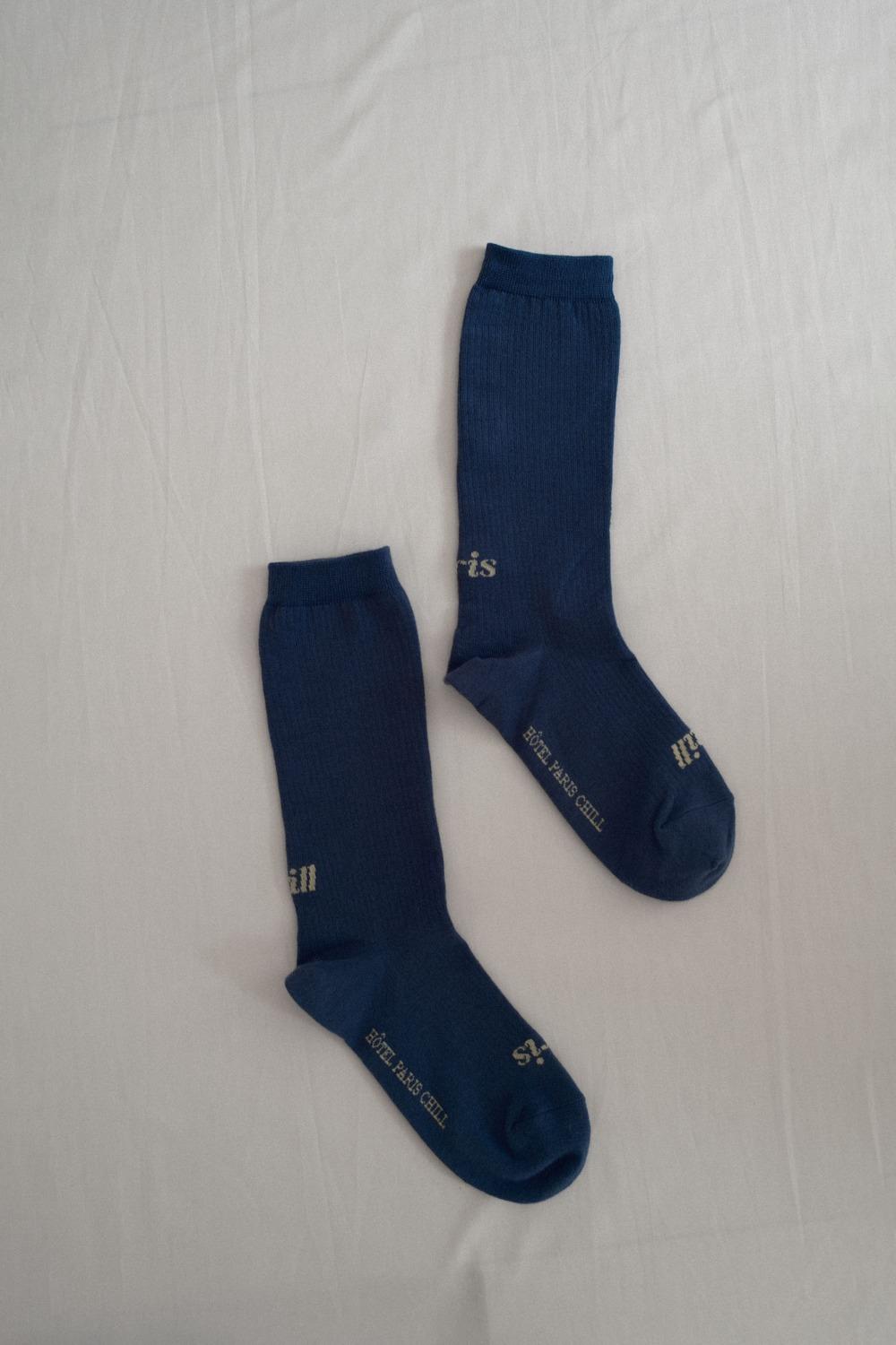 Paris Chill Socks (Blue)